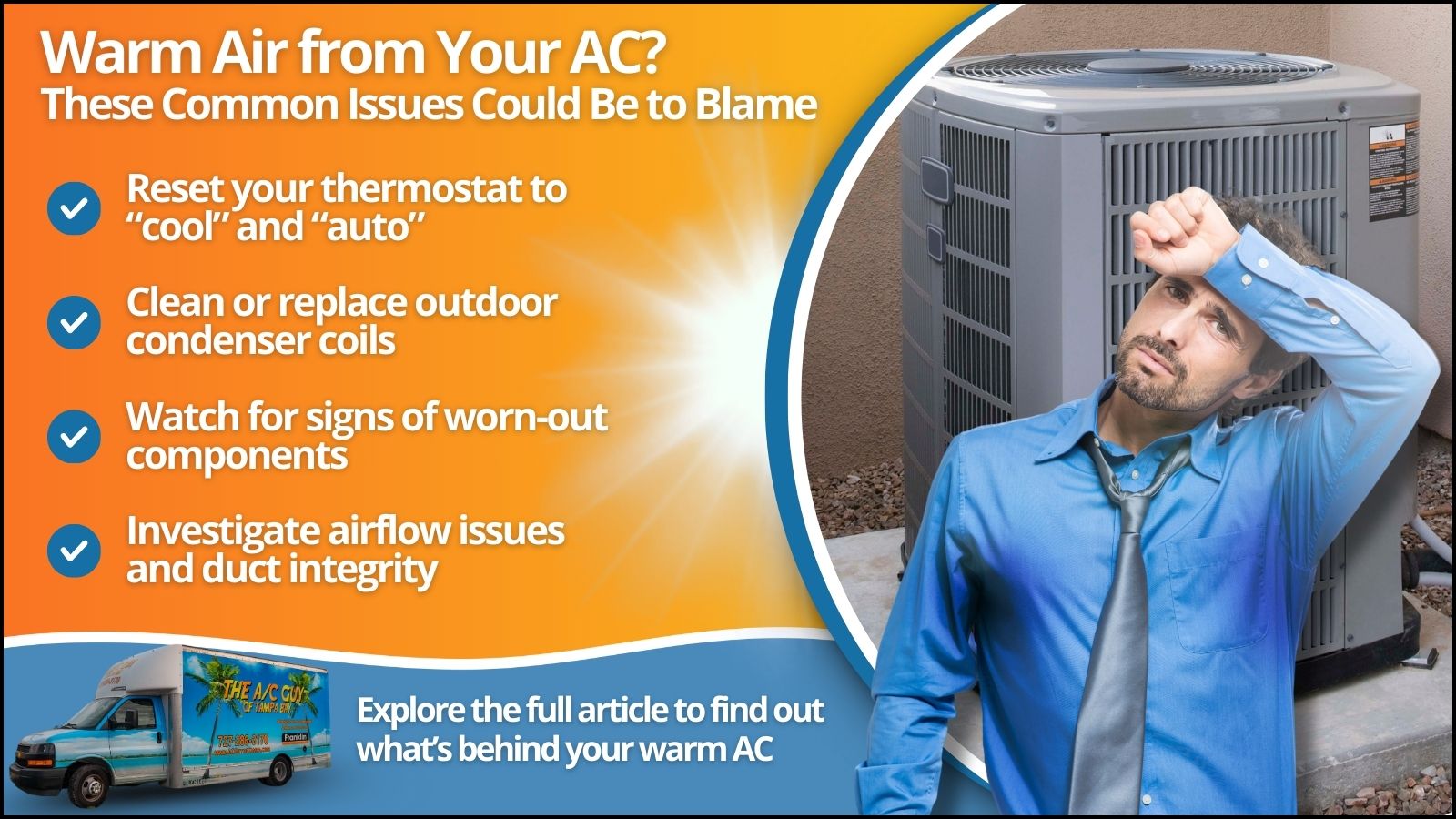 Common Repair FAQs Why Is My AC Blowing Warm Air?